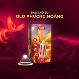 Bao cao su OLO Phượng hoàng - Gai đứng - Hộp 1 cái + 1 bi silicon - Gwen Shop Chính Hãng