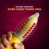 Bao cao su OLO Phượng hoàng - Gai đứng - Hộp 1 cái + 1 bi silicon - Gwen Shop Chính Hãng
