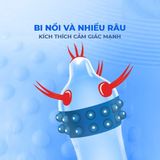 Bao cao su Firon Tempest - Hộp 1 bao gai, 2 vòng bi siêu lớn + 1 bao Firon Rush ( - Hộp 2 cái) - Gwen Shop Chính Hãng