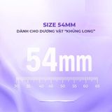 Bao cao su Firon Max 54 - Size 54mm, siêu mỏng, kéo dài thời gian - Hộp 3 cái - Gwen Shop Chính Hãng
