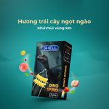 Bao cao su Shell Dino Spino - Hộp 1 bao 2 vòng gai, bi nổi lớn + 1 bao Shell Performax ( - Hộp 2 cái) - Gwen Shop Chính Hãng