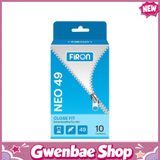 Bao cao su Firon Neo 49 - Size 49mm, siêu mỏng, kéo dài thời gian - Hộp 10 cái - Gwen Shop Chính Hãng
