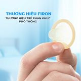 Bao cao su Firon Neo 49 - Size 49mm, siêu mỏng, kéo dài thời gian - Hộp 10 cái - Gwen Shop Chính Hãng