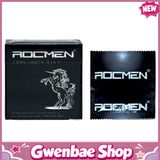Bao cao su kéo dài thời gian Rocmen Đen - Hộp 3 cái - Gwen Shop Chính Hãng