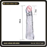 (Che Tên) Bao cao su tăng kích thước 5 phân tặng kèm bôi trơn đầu đặc Hộp Trắng Kín
