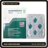 (Che Tên) Hộp 4 Viên Xanh KAMA Ấn - Hỗ Trợ Sức Khỏe Nam Giới - Sản Phẩm 100mg An Toàn và Hiệu Quả Hộp Trắng Kín