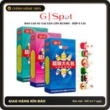(Che Tên) Bao Cao Su Gai Gân Lớn Runbo - Hộp 6 cái Hỗ Trợ 24/7