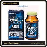 (Che Tên) Viên uống hỗ trợ tăng cường sinh lý nam giới L-Arginine 1000mg và Zinc Orihiro 120 viên Bảo Mật Tuyệt Đối