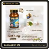 (Che Tên) Viên uống Best King Jpanwell hỗ trợ tăng cường sinh lý và khả năng sinh sản ở nam giới ( 60 viên ) Chuẩn Auth