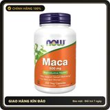 (Che Tên) Now Maca 500mg + Viên uống hỗ trợ tăng cường sinh lý tự nhiên, giảm căng thẳng mệt mỏi Bảo Mật Tuyệt Đối