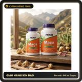 (Che Tên) Now Maca 500mg + Viên uống hỗ trợ tăng cường sinh lý tự nhiên, giảm căng thẳng mệt mỏi Bảo Mật Tuyệt Đối
