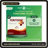 (Che Tên) TPBVSK Feritonic Plus+ Ống Uống Bổ Sung Sắt – Hỗ Trợ Giảm Nguy Cơ Thiếu Máu Hộp 20 Ống x 10ml Giao Nhanh Toàn Quốc