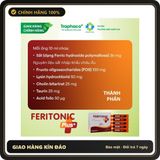 (Che Tên) TPBVSK Feritonic Plus+ Ống Uống Bổ Sung Sắt – Hỗ Trợ Giảm Nguy Cơ Thiếu Máu Hộp 20 Ống x 10ml Giao Nhanh Toàn Quốc