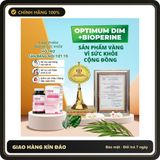 (Che Tên) Viên uống nội tiết tố, cải thiện sinh lý nữ Optimum Dim +Bioperine Hotchland Nutrition Hộp 30 viên Chuẩn Auth