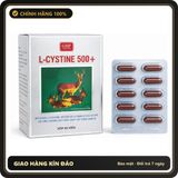(Che Tên) Viên uống L-Cystine 500+ hỗ trợ kích thích mọc tóc hộp 60 viên Giao Nhanh Toàn Quốc