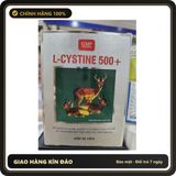 (Che Tên) Viên uống L-Cystine 500+ hỗ trợ kích thích mọc tóc hộp 60 viên Giao Nhanh Toàn Quốc