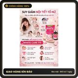 (Che Tên) Viên uống nội tiết tố WHITE CARE PA giúp bổ sung nội tiết tố và hỗ trợ làm đẹp da hiệu quả. Hộp 60 viên Bảo Mật Tuyệt Đối
