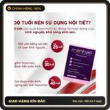 (Che Tên) Manhaé Ménopause (hộp 60 viên )– giảm bốc hỏa, ngủ ngon, cân bằng nội tiết tự nhiên, an toàn Chuẩn Auth