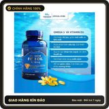 (Che Tên) Viên Uống Dầu Cá Meracine Fish Oil 1000mg Bổ Sung Omega 3, Hỗ Trợ Sáng Mắt, Bổ Não, Bảo Vệ Tim Mạch (Hộp 90 Viên) Bảo Mật Tuyệt Đối