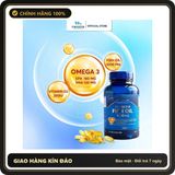 (Che Tên) Viên Uống Dầu Cá Meracine Fish Oil 1000mg Bổ Sung Omega 3, Hỗ Trợ Sáng Mắt, Bổ Não, Bảo Vệ Tim Mạch (Hộp 90 Viên) Bảo Mật Tuyệt Đối