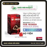 (Che Tên) Viên uống sinh lý nữ Welson For Women 60 viên tăng cường ham muốn, giảm các dấu hiệu tiền mãn kinh, mãn kinh phuocthien - Hàng Mới Về