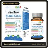 (Che Tên) Viên Uống Giảm Cân Thảo Mộc Slim Koreplus Hộp 30 Viên, Giúp Lấy Lại Vóc Dáng Eo Thon Gọn Hỗ Trợ 24/7