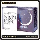 (Che Tên) Viên uống giảm cân Night Diet Orihiro hộp 60 gói 881931 Hỗ Trợ 24/7