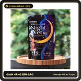 (Che Tên) Trà giảm cân ban đêm Night Diet tea Orihiro Nhật Bản 20 gói, 24g, hồng collagen beauty Cao Cấp Bảo Đảm