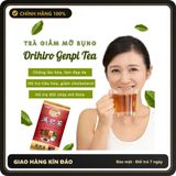 (Che Tên) Trà giảm mỡ bụng Genpi Tea Orihiro Nhật Bản - Túi 60 gói Kimochi Store date 2027 - Hàng Mới Về
