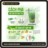 (Che Tên) Bột Cần Tây First Tea Công Nghệ Sấy Lạnh Nguyên Chất, Giảm Cân, Đẹp Dáng, Sáng Da, Thanh Lọc Cơ Thể Cao Cấp Bảo Đảm