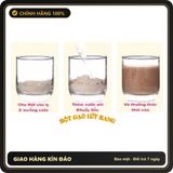 (Che Tên) Bột gạo lứt quê rang sẵn giảm cân, ăn kiêng (Gói 1kg) Hộp Trắng Kín