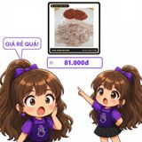 (Che Tên) Bột gạo lứt quê rang sẵn giảm cân, ăn kiêng (Gói 1kg) Hộp Trắng Kín