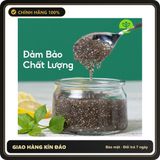 (Che Tên) Hạt Chia Đen, 100% Hữu Cơ, Nhập Khẩu Canada, Superfood Giảm Cân Ăn Kiêng - 500g/ 1Kg Hộp Trắng Kín
