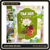 (Che Tên) Trà Sen Gạo Lứt Linh Chi Chính Hãng Cao Cấp giảm cân giảm béo ngủ ngon tuần hoàn máu tốt thanh nhiệt hộp 30 gói Cao Cấp Bảo Đảm