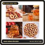 (Che Tên) Sơn tra thái lát 1kg, táo gai sấy lạnh, pha trà, detox, hỗ trợ giảm cân, thanh lọc cơ thể Hộp Trắng Kín