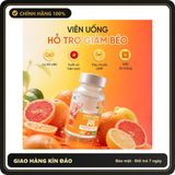 (Che Tên) Viên uống hỗ trợ giảm béo an toàn VTM chuyển hóa mỡ tự nhiên, không tác dụng phụ - hộp 60 viên Hộp Trắng Kín