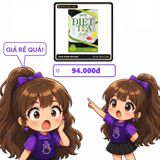 (Che Tên) Trà giảm cân Diet Tea 8kg Orihiro 36 gói - Hàng Mới Về