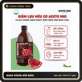 (Che Tên) Giấm Lựu Hữu Cơ Aceto Mio 500ml - Dấm Lựu Giảm Cân, Đẹp Da [Tặng Cốc Đong] Cao Cấp Bảo Đảm