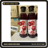 (Che Tên) Nước Giấm Uống Daesang Hỗ Trợ Giảm Cân Hương Lựu 900ml Hàn Quốc Hộp Trắng Kín