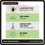 (Che Tên) Bao cao su PlayAh Her Feel Ultra Thin 0.03mm Hộp 3/10 Size 52mm Siêu Mỏng Nhiều Gel Cao Cấp 891187 - Hàng Mới Về