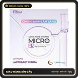 (Che Tên) Hộp 60 viên men vi sinh phụ khoa Lactobact Intima bổ sung lợi khuẩn, Cranberry, D-Mannose từ Đức Hỗ Trợ 24/7