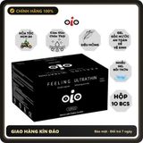 (Che Tên) [HỎA TỐC- Che Tên] Bao cao su gai kéo dài thời gian OiO siêu mỏng 001 trơn nhiều gel bôi trơn chống xuất tinh sớm - Hàng Mới Về
