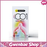 Bao cao su siêu mỏng Meleon 001 - Hộp 12 cái - Gwen Shop Chính Hãng