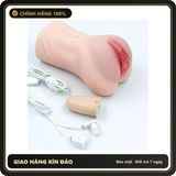 (Che Tên) [Tặng kèm gel giá 70k]Cô bé giả gân gai trong / Có rung / Có rên/Pin sạc Cao Cấp Bảo Đảm