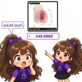 (Che Tên) [Tặng kèm gel giá 70k]Cô bé giả gân gai trong / Có rung / Có rên/Pin sạc Cao Cấp Bảo Đảm