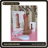 (Che Tên) Dương vật giả rung nhấp chuyển động đẩy tới và lui/Ngoáy/ Hít/Tỏa nhiệt giống thật/pin sạc USB cao cấp Bảo Mật Tuyệt Đối