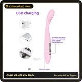(Che Tên) Que rung mô phỏng ngón tay chạm điểm G dễ dàng - 10 chế độ rung - pin sạc Chuẩn Auth