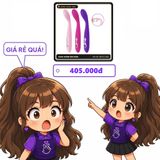 (Che Tên) Que rung mô phỏng ngón tay chạm điểm G dễ dàng - 10 chế độ rung - pin sạc Chuẩn Auth