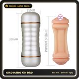 (Che Tên) Đèn pin 2 đầu mô phỏng cô bé & miệng - không chức năng rung - chất silicon mịn đẹp (tặng kèm gel) Hỗ Trợ 24/7