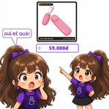 (Che Tên) Trứng rung hồng có nút tăng giảm tần số [tăng kèm pin] Chuẩn Auth